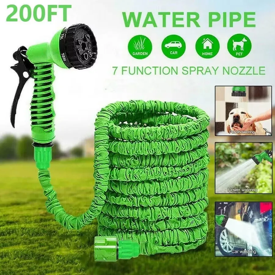 Expandable Magic Hose, High-Pressure Car Wash, 7 Water Spraying Functions, Water Gun, Home Garden Watering Hose Garden Hose