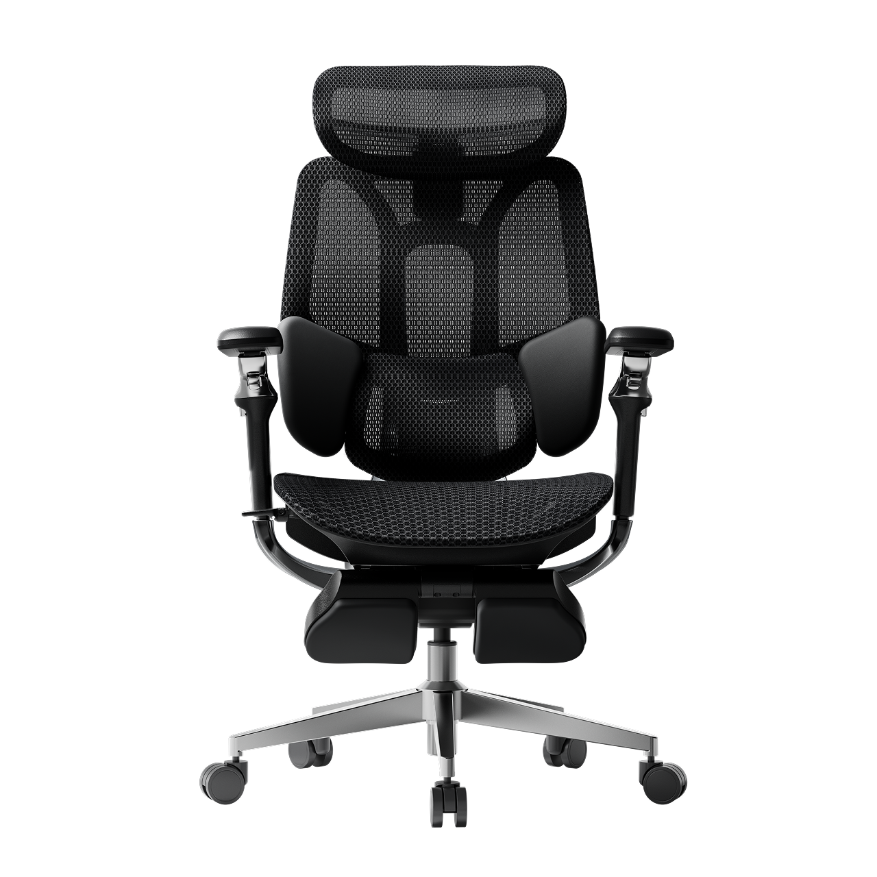 HBADA E3 Pro Ergonomic Office Chair 2026 Edition, Black / With Footrest