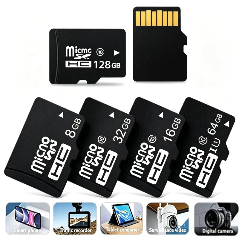 1/5PCS 10 Categories High-speed Memory Card 4/8/16/32/64/128GB SD Card Mini TF Card Is Used to Monitor the Drone Tachograph