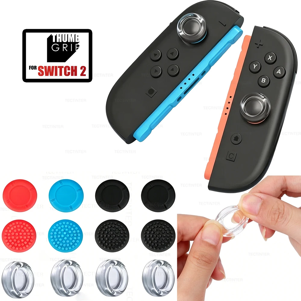 3D Analog Caps Cover For Switch 2/Pro Joystick-Controller ThumbStick Grip For Xbox For PS4/PS5 ROG XBOX Ally Gamepad Accessories