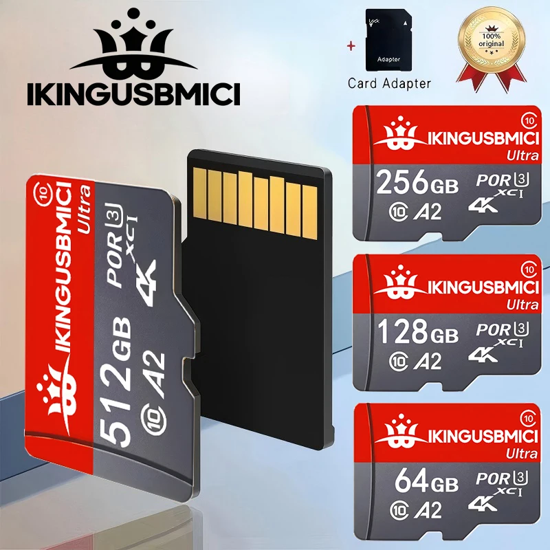 Premium 32-64-128-256-512G Flash Class10 Tf Quality High Quality High U3 Smartphone 10 Reliable Card Class Fast Speed Flash Sd