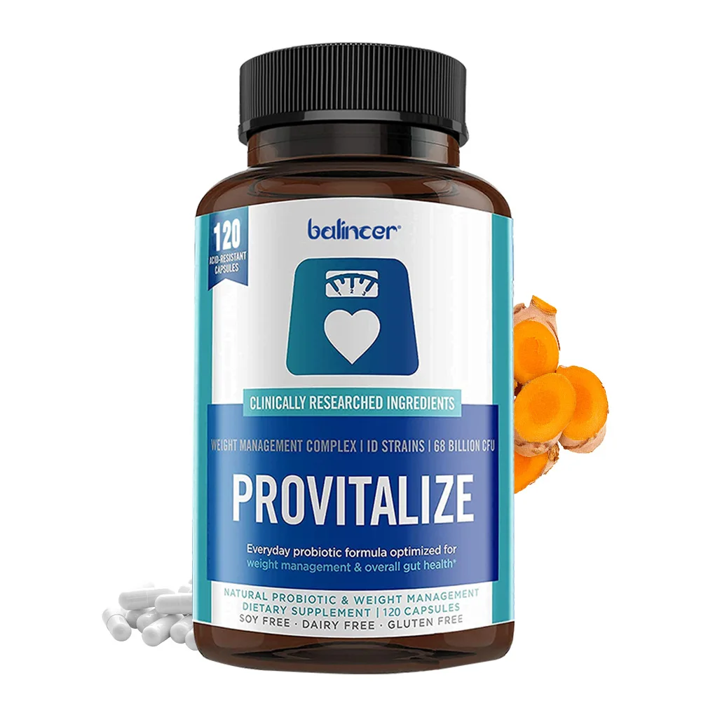 Provitalize Capsules - Women Probiotics + Moringa, Weight Management, Immune Health & Gut Health Support, 30/60/120 Caps