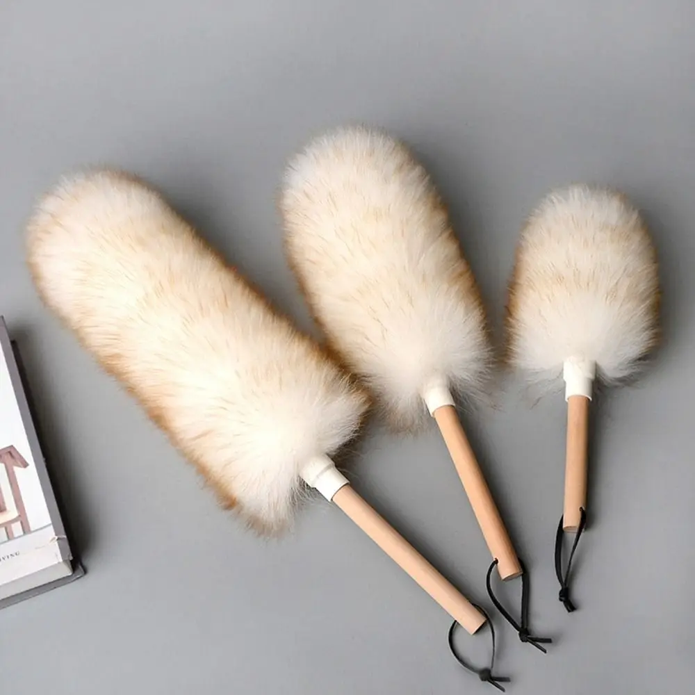Wool Duster Super Soft Household Cleaning Dust Duster Brush Car Cleaning Sweeping Dust Home Use Washable Clean Houseware Tools