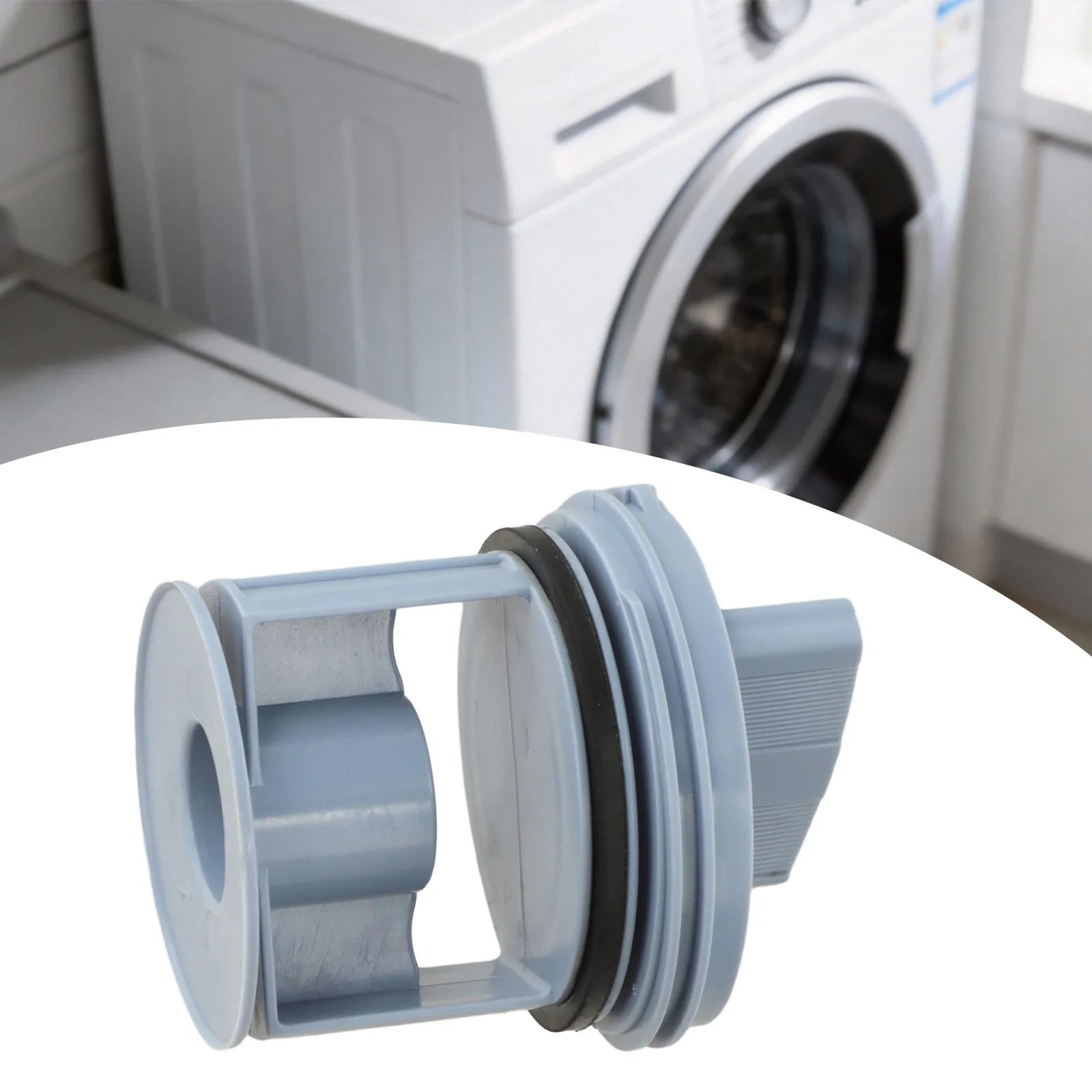 1PC Drainage Pump Drain Outlet Seal Filter Drain Pump Filter For Drum Washing Machine Accessories Washing Machine Parts