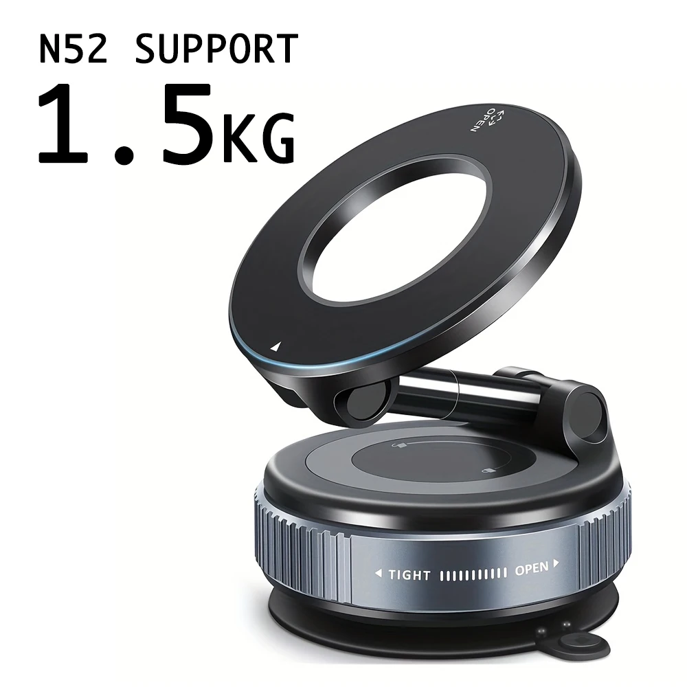 Magsafe Car Phone Holder for IPhone 14 15 16 Android Auto Suction Cup Mobile Cellphone Support for Tesla Mount Phones Telephone