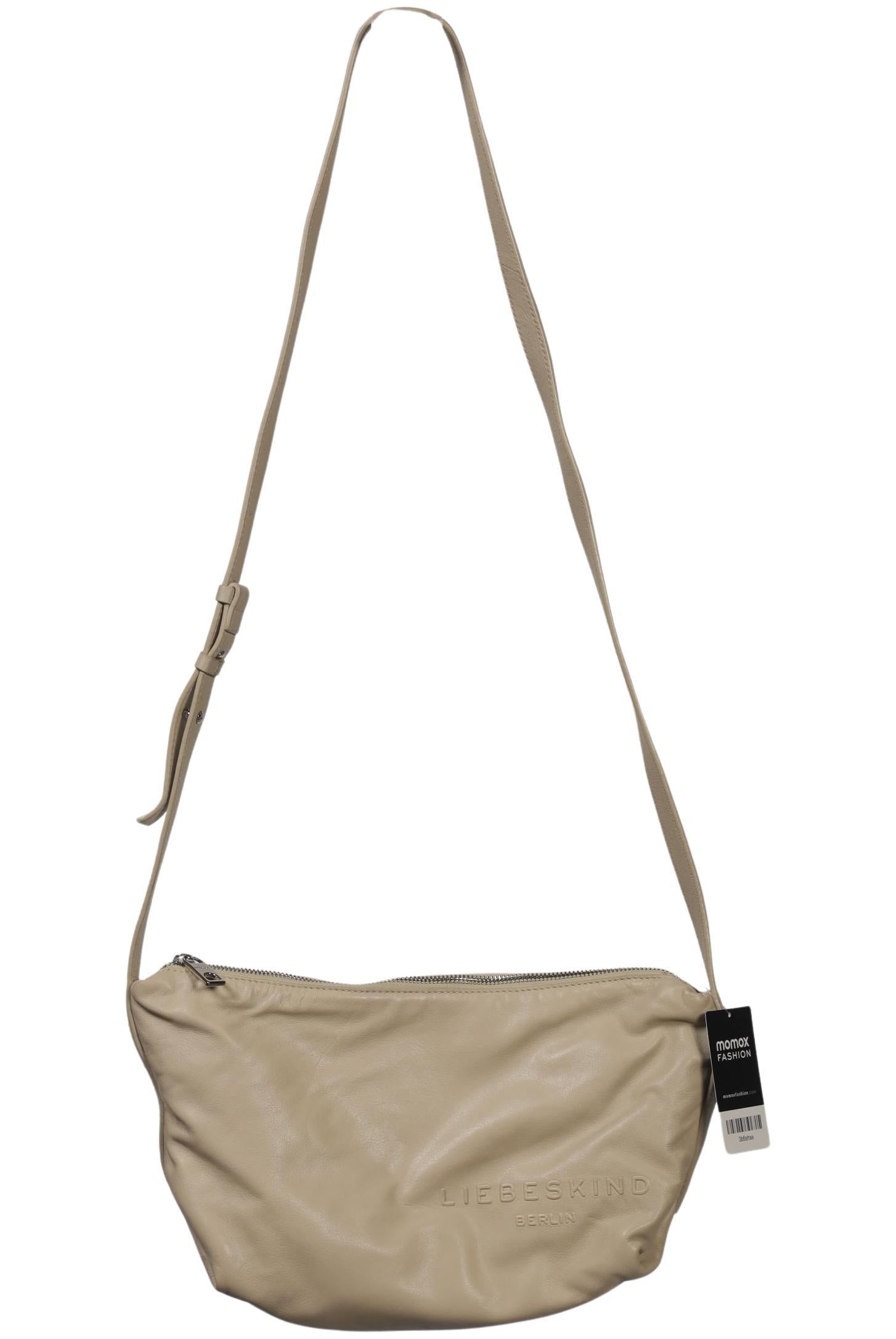 Liebeskind Berlin Damen Handtasche gross Leder, Gr. , Beige, Leder / kein / Etikett