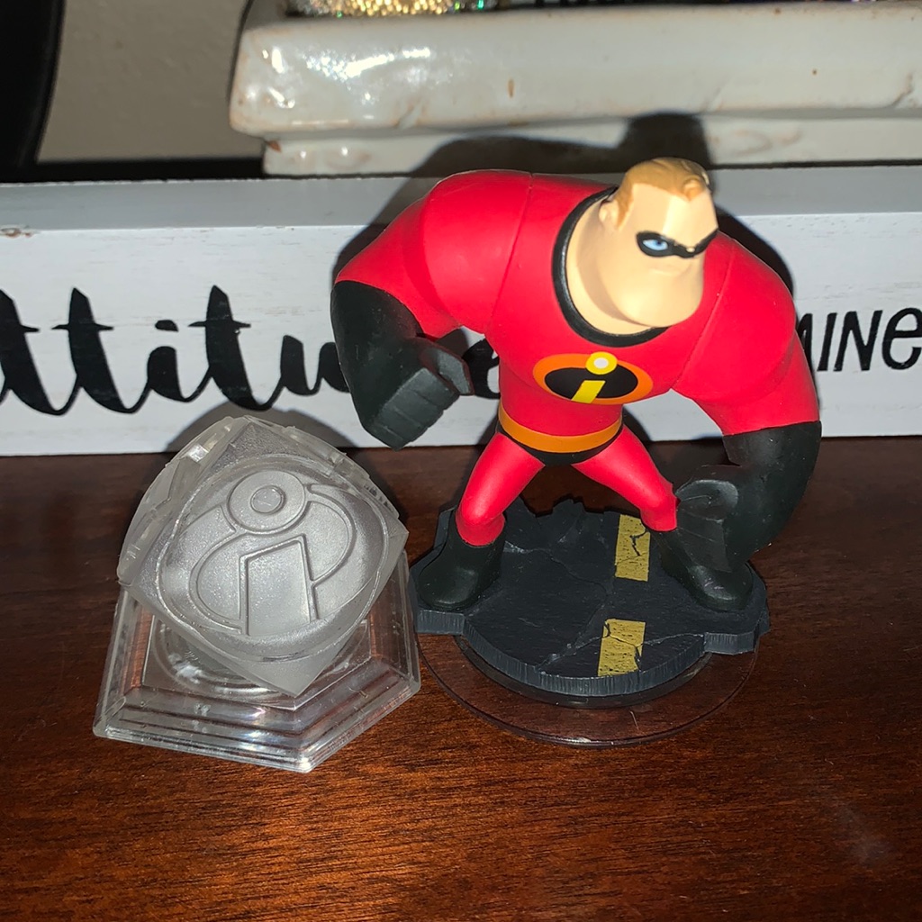 Disney Video Games & Consoles | Disney Infinity Mr. Incredible/ Incred Game Pieces Xbox Playstation Video Games | Color: Red | Size: Os