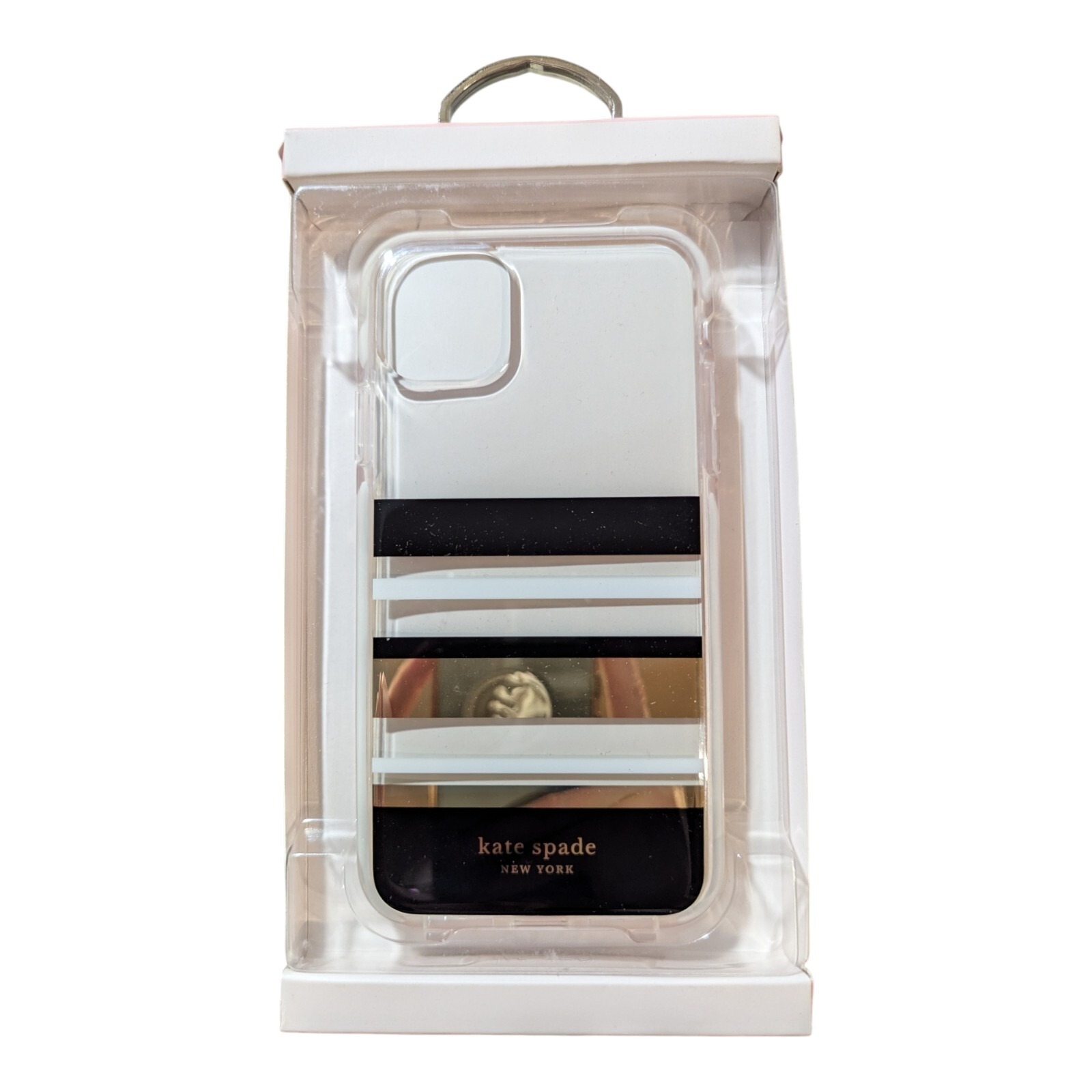 Kate Spade Cell Phones & Accessories | I7. Kate Spade Case For Apple Iphone 11 Pro Max (6.5 2019) Black White Gold Foil | Color: Black/Gold/White | Size: Os