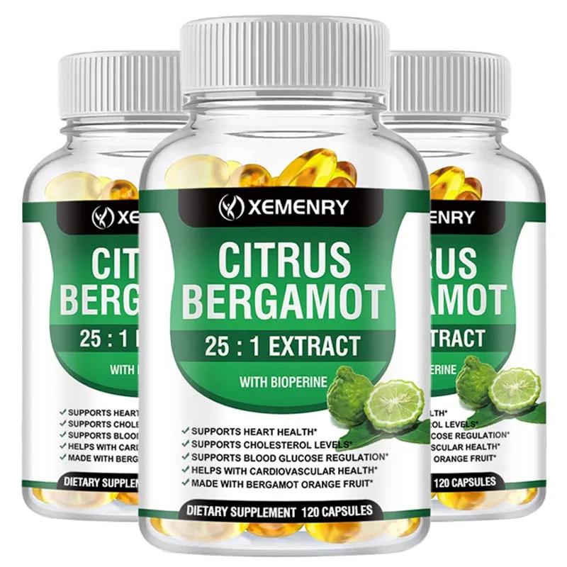 Citrus Bergamot Capsules - Heart & Cardiovascular Health, Immune Support, Antioxidant, Helps with Overall Health