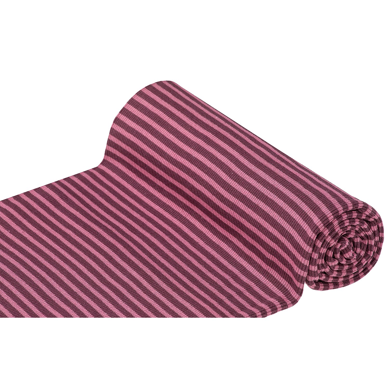 Ringelbündchen, aubergine/mauve
