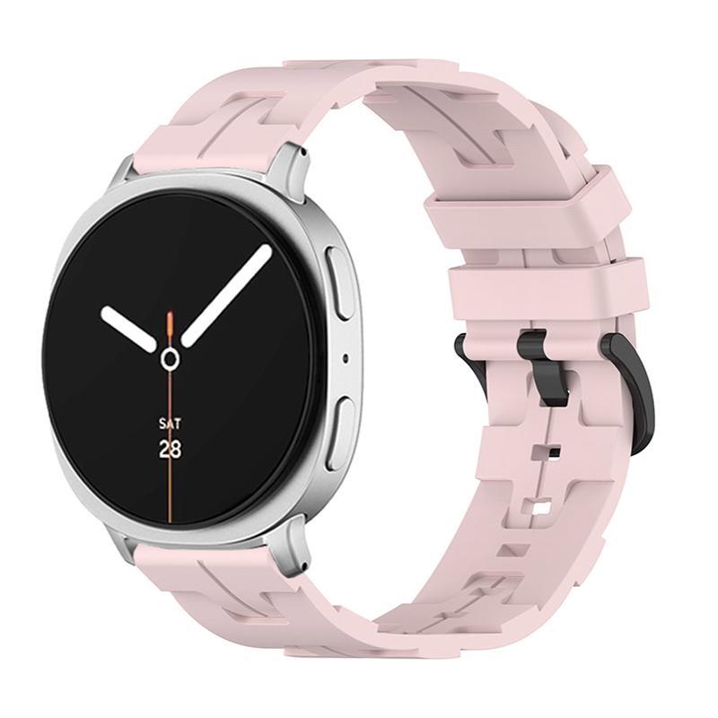 Samsung Galaxy Watch8 Classic Silicone Watch Band Adjustable Sport Watch Strap rose Pink