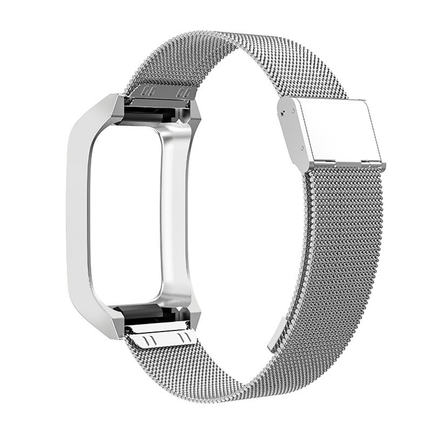 Xiaomi Mi Band 7 Pro Milanese Watch Band Stainless Steel Frame Magnetic Metal Strap silver