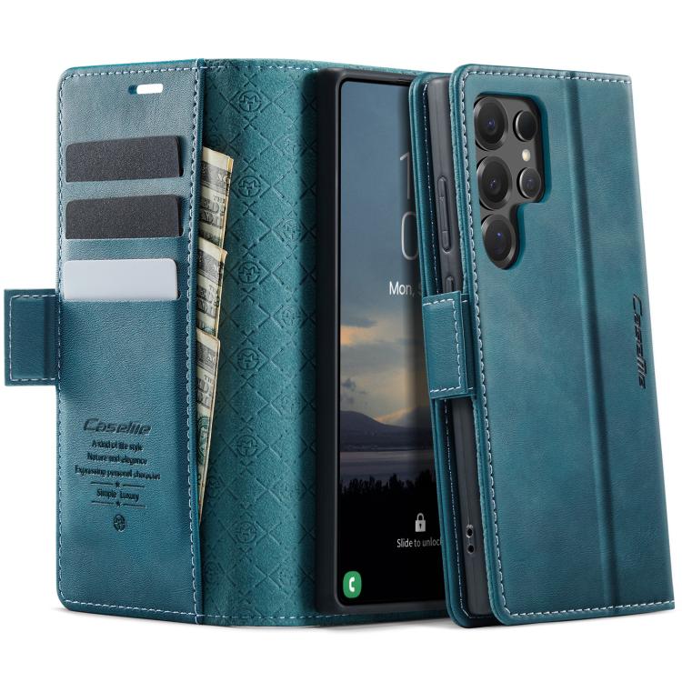 Samsung Series Case With RFID Blocking Card Holder And Kickstand For Samsung Galaxy S24+ S25+ 5G green