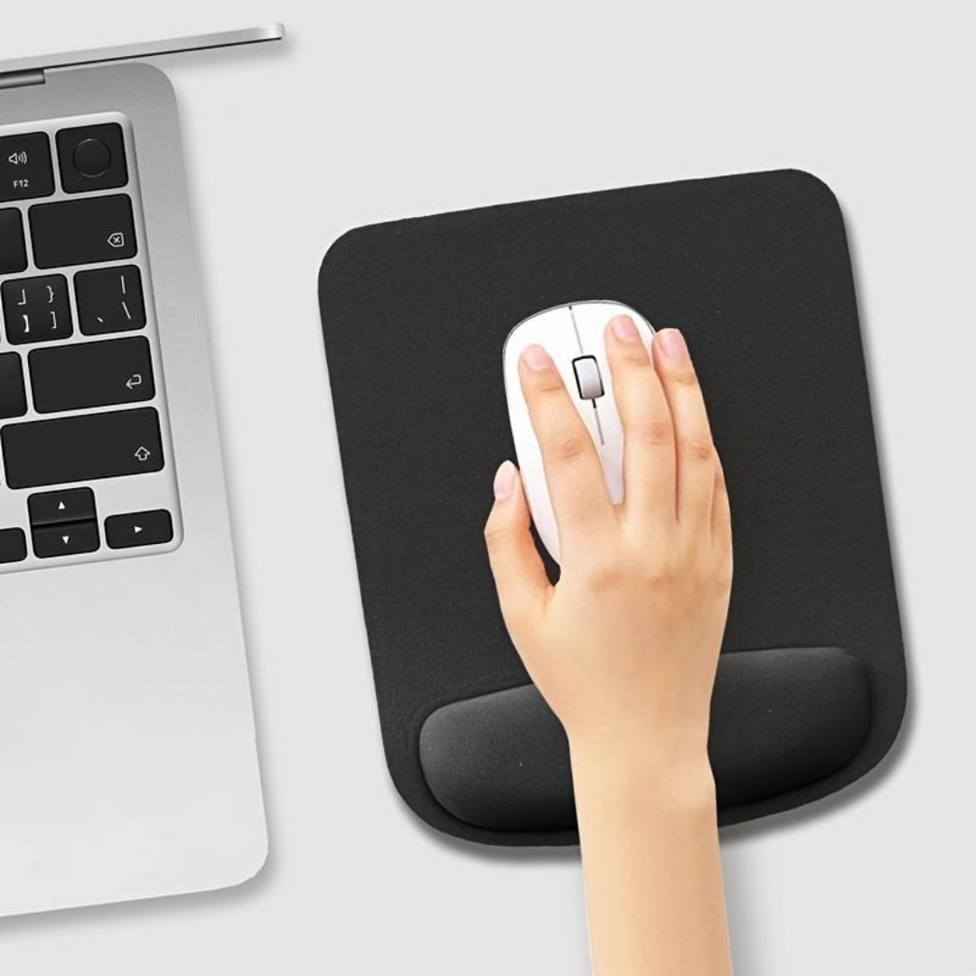 Ergonomic Mouse Pad With Wrist Support Memory Foam Rest For Office, Gaming & Everyday Comfort Ergonomic Mouse Pad With Wrist Support Memory Foam Rest For Office, Gaming & Everyday Comfort
