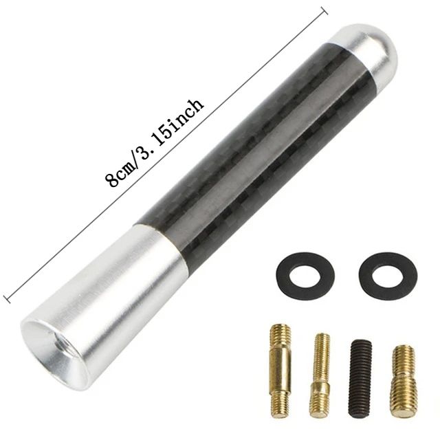 Carbon Fiber Short Stubby Car Antenna Metal Roof Radio Antenna For Benz 4