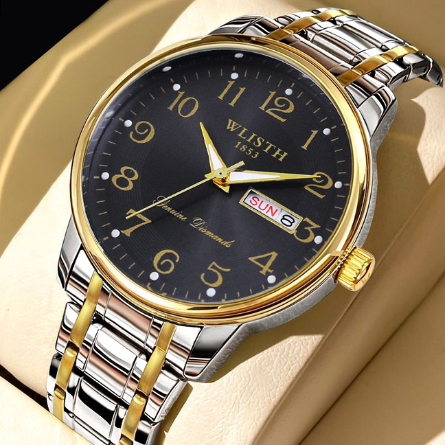 Luxury Women's Quartz Watch With Waterproof Watch Design, Calendar & Luminous Display b