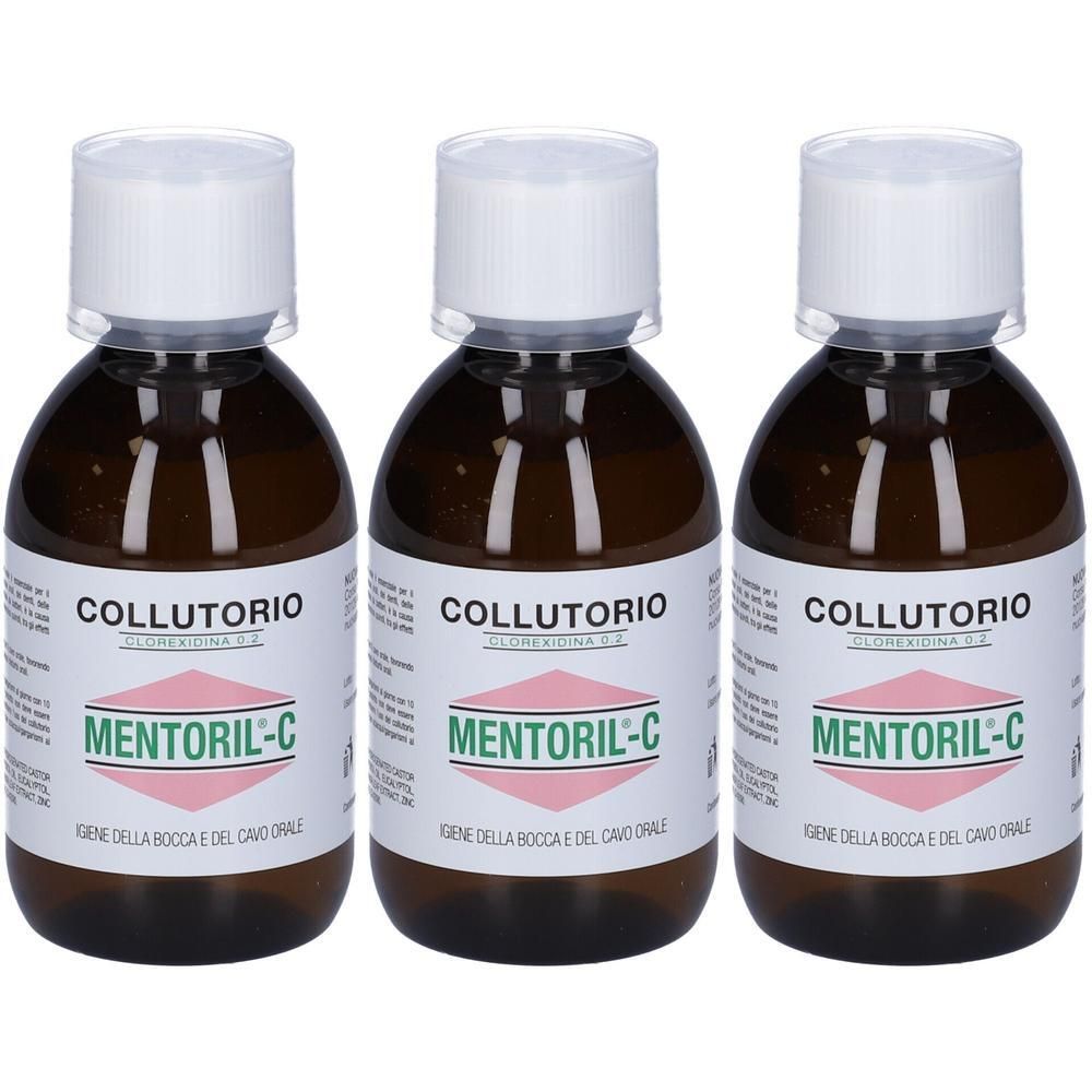 Mentoril-C Collutorio Clorexidina 0.2 3x200 ml