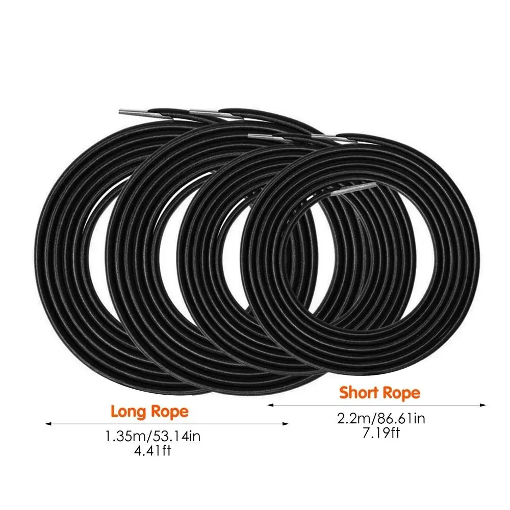 4-teiliges Set nützlicher Gartenliegen-Zurrgurte, elastische Kordel für Liegestühle, Zubehör für Liegestühle, Befestigungsseil für Liegestühle