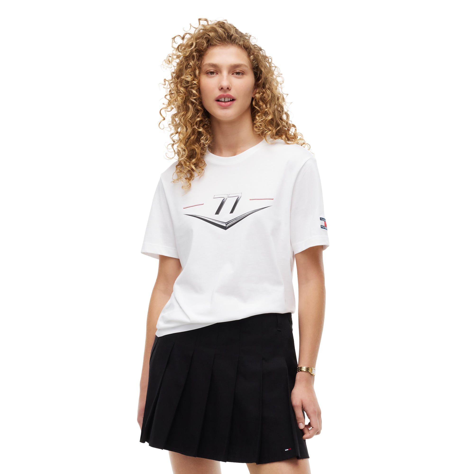 T-shirt Cadillac Tommy Hilfiger Valtteri Bottas Chevron - Blanc - Homme Taille: M