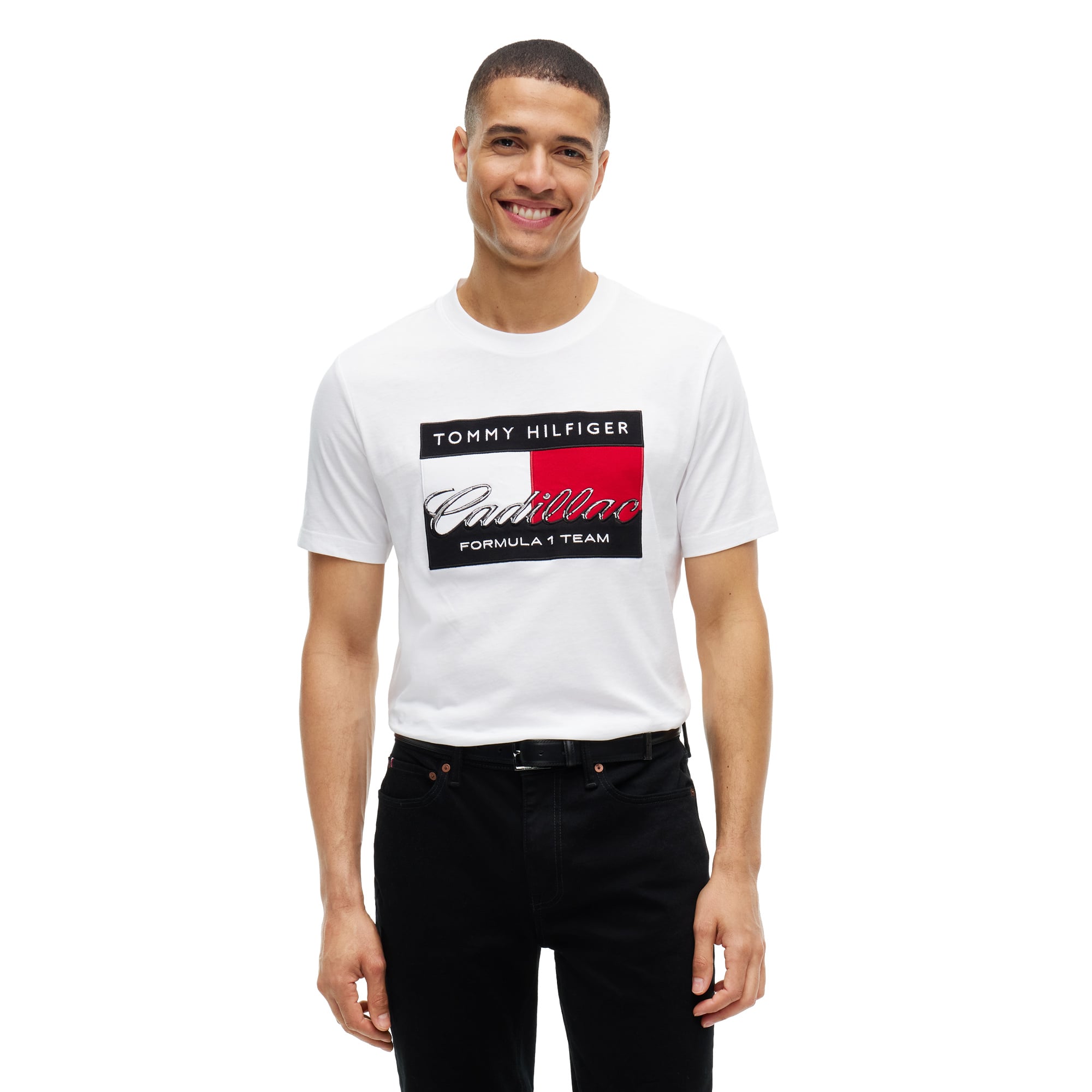 T-shirt Cadillac Tommy Hilfiger Drapeau - Blanc - Unisexe - unisexe Taille: S