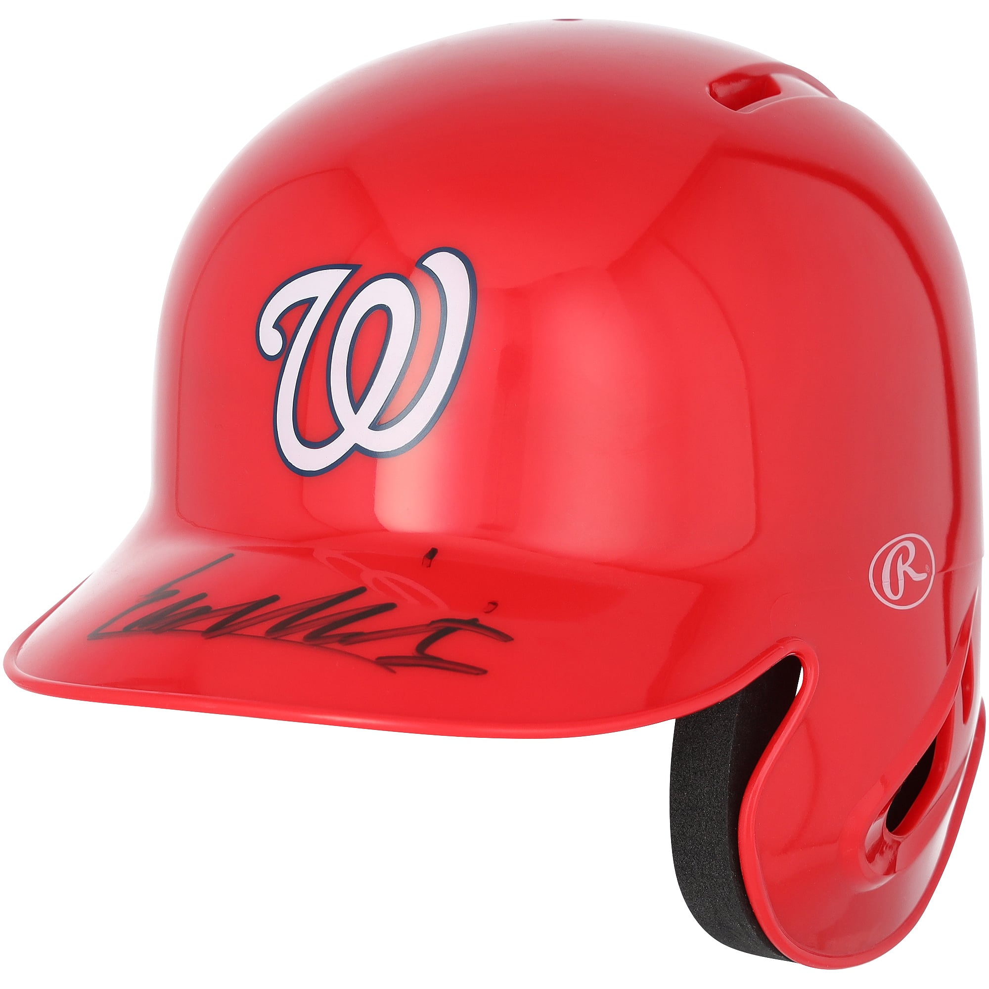 Eli Willits Washington Nationals signierter Mini-Schlaghelm