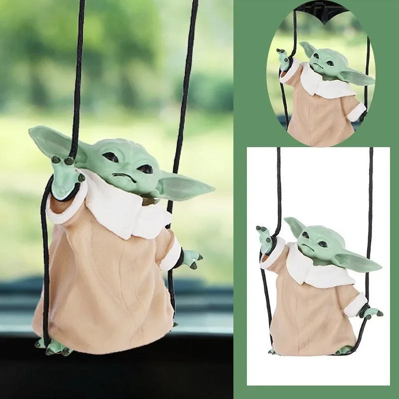 Kreative Filmstars Star Wars Actionfiguren Yoda Baby Spielzeug Cartoon-Puppen Innendekoration Auto-Anhänger Modell Jungen Mädchen Geschenke