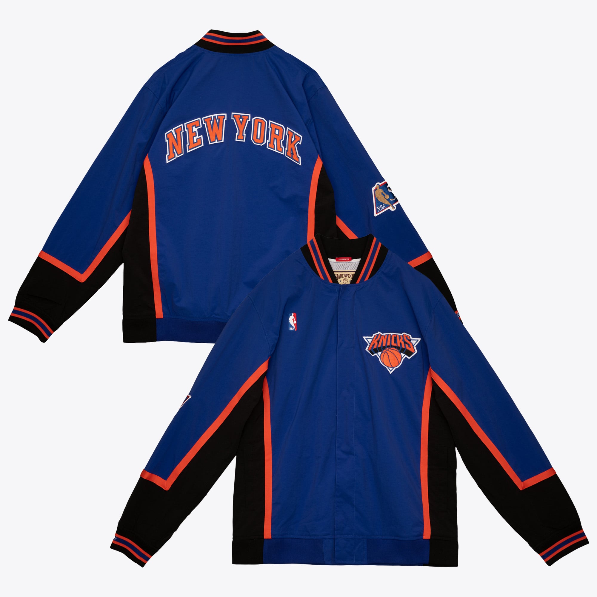 New York Knicks Mitchell & Ness Authentic Warm Up Jacket 96 - Royal Blue - Herren