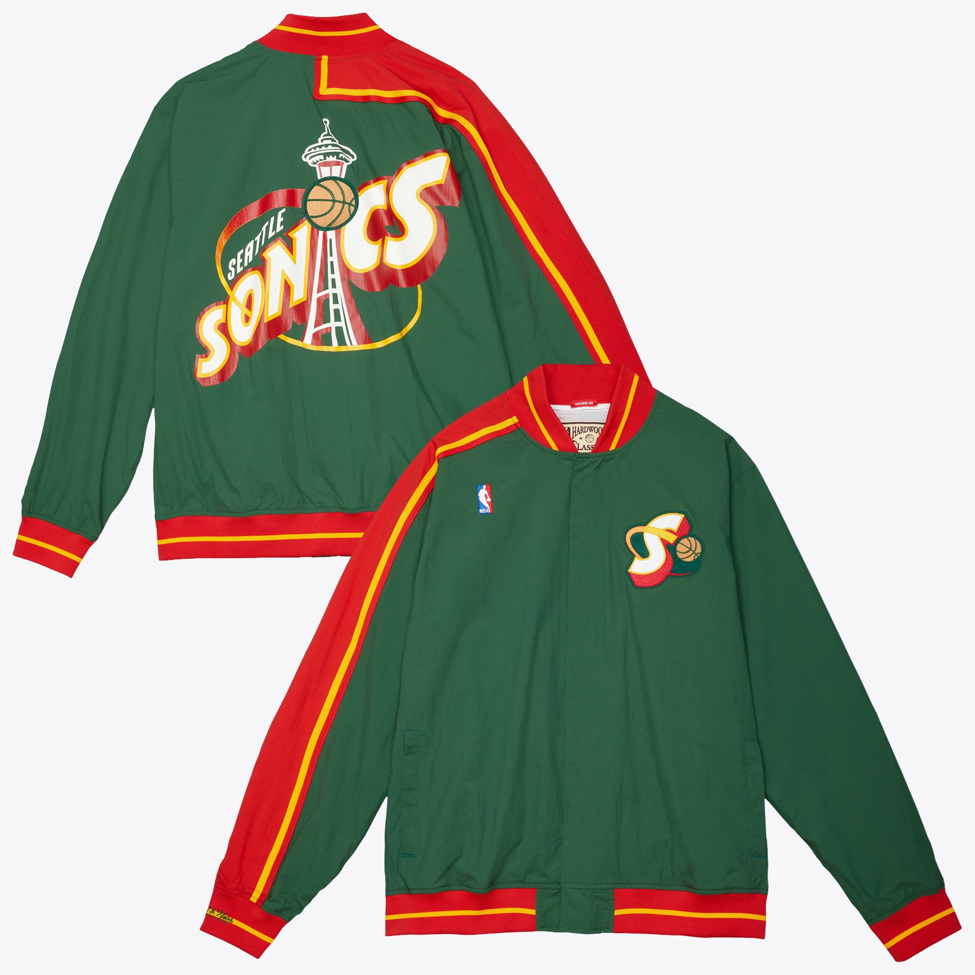 Seattle Supersonics Mitchell & Ness Authentic NBA Jacke 95 – Dunkelgrün – Herren