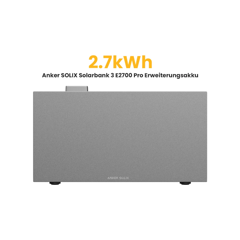 anker solix solarbank 3 e2700 pro speicher 2700wh