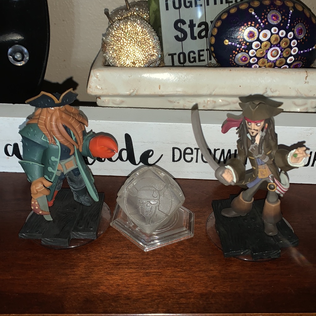 Disney Video Games & Consoles | Disney Infinity Pirates Of The Caribbean Pieces Xbox Playstation Video Games Euc | Color: Brown/Tan | Size: Os