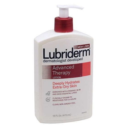 LUBRIDERM 48234 Hand and Body Lotion,16 oz,WH, - LUBRIDERM
