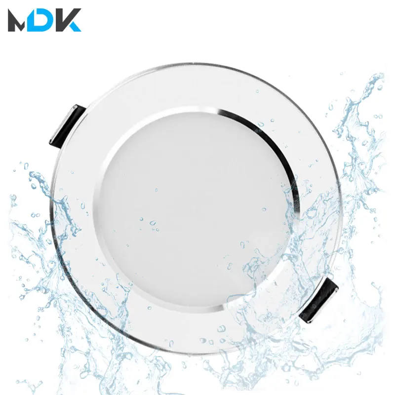 LED-Downlight Wasserdicht 5W 7W 9W 12W 15W Dimmbare Deckenleuchten Einbaulampe Spot-Licht AC220V 230V für Badezimmer Innenbeleuchtung