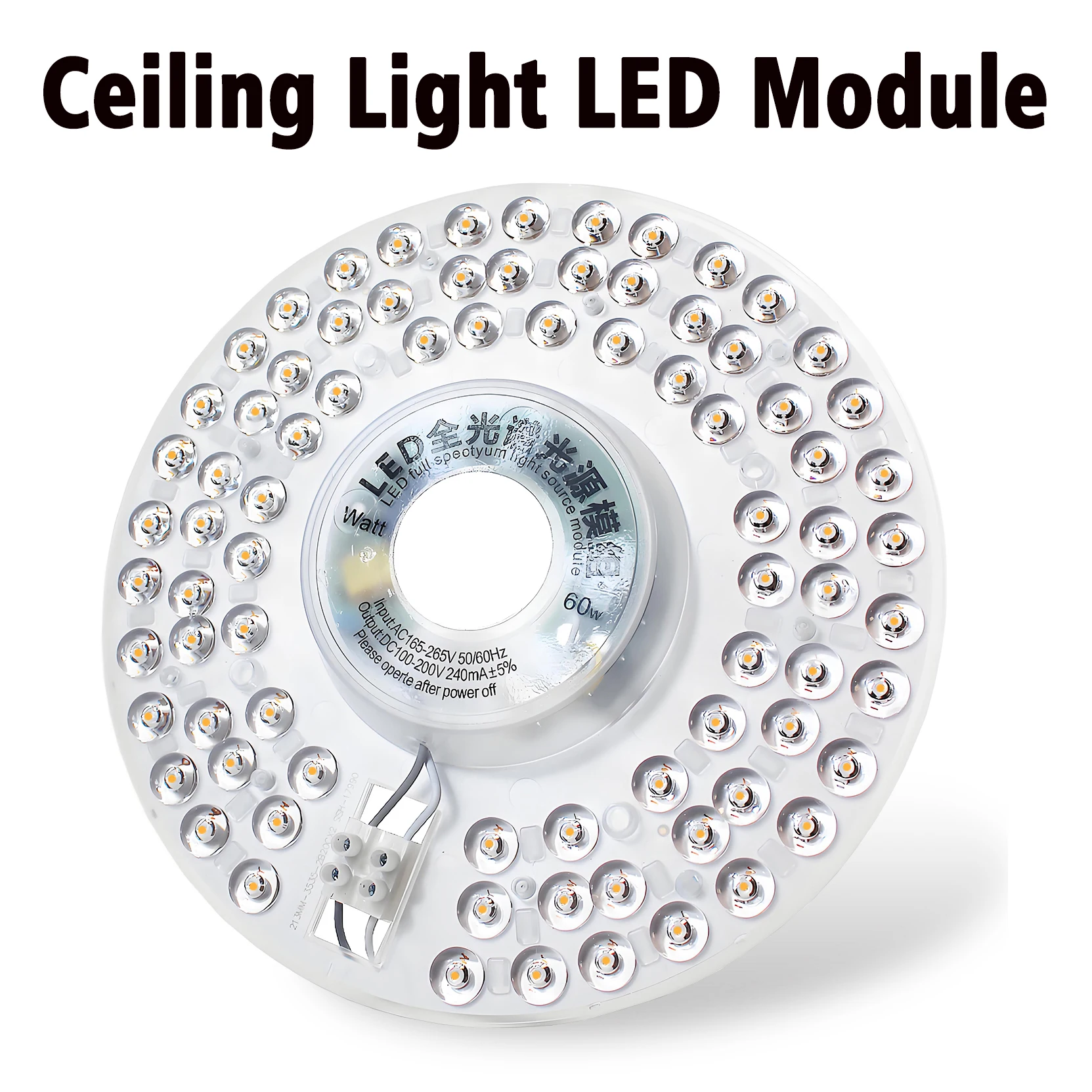 LED-Panelleuchte Deckenlampe LED-Modul AC220V Runde Ersatz-LED-Leuchtplatte 20W 40W Für Deckenlampen und Deckenventilatorleuchten