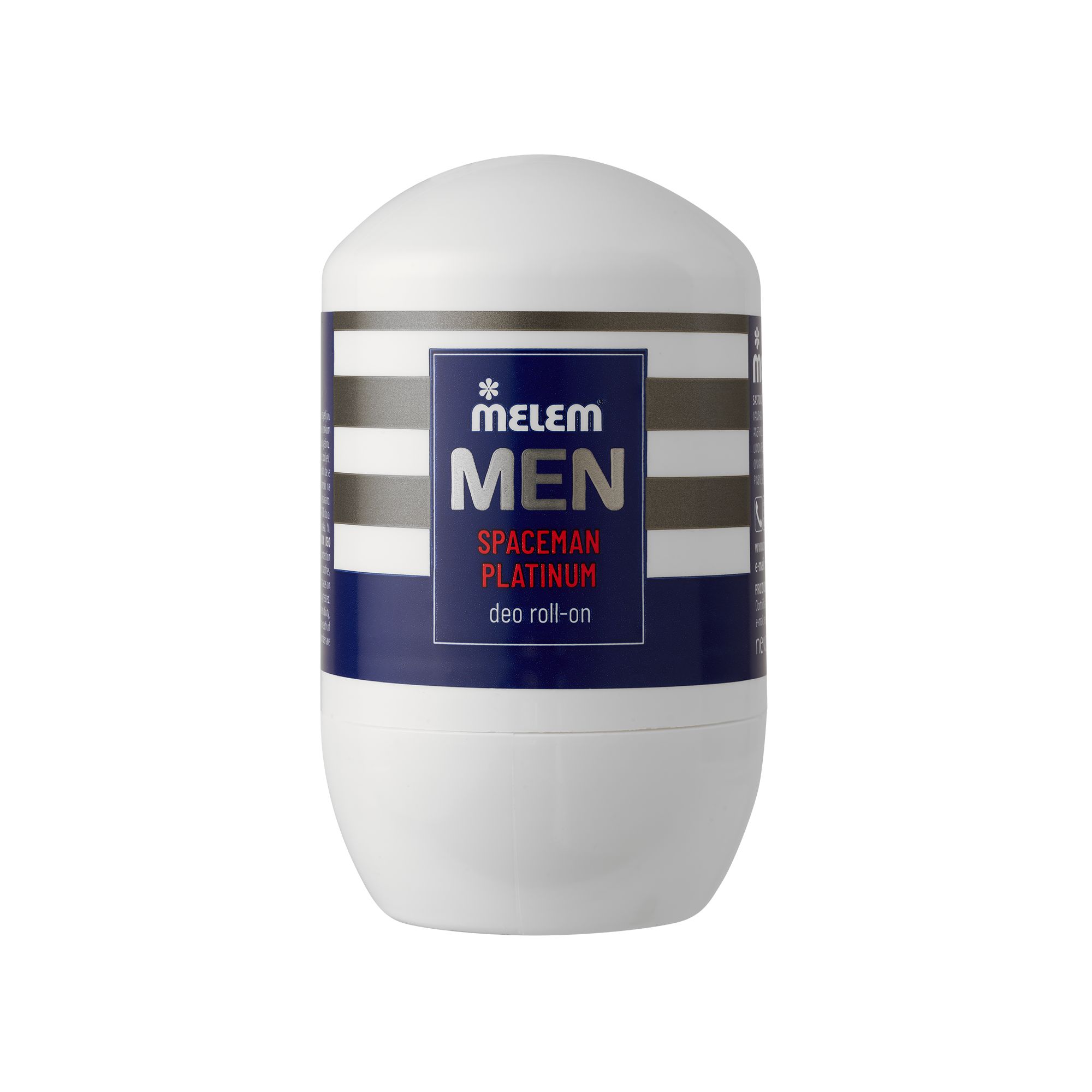 Melem Deo Roll On Spaceman Platinum con fragranza intensa 50 ml