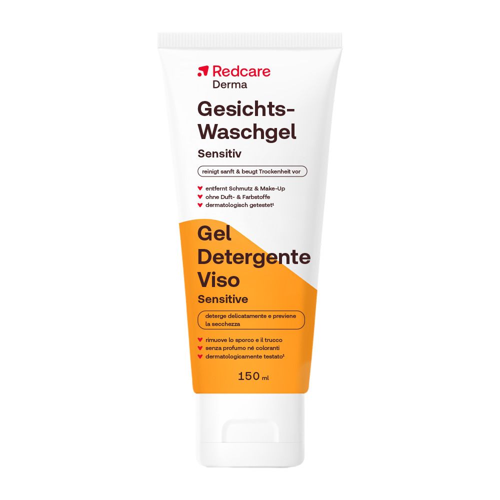 Redcare Derma Gel Detergente Viso Sensitive 150 ml detergente