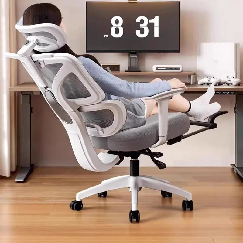 Familien-Bürostuhl Ergonomisches Design Sessel Liegesessel Sitzkomfort Atmungsaktives Netzgewebe Mitarbeiterhocker Gaming- und Sportstuhl