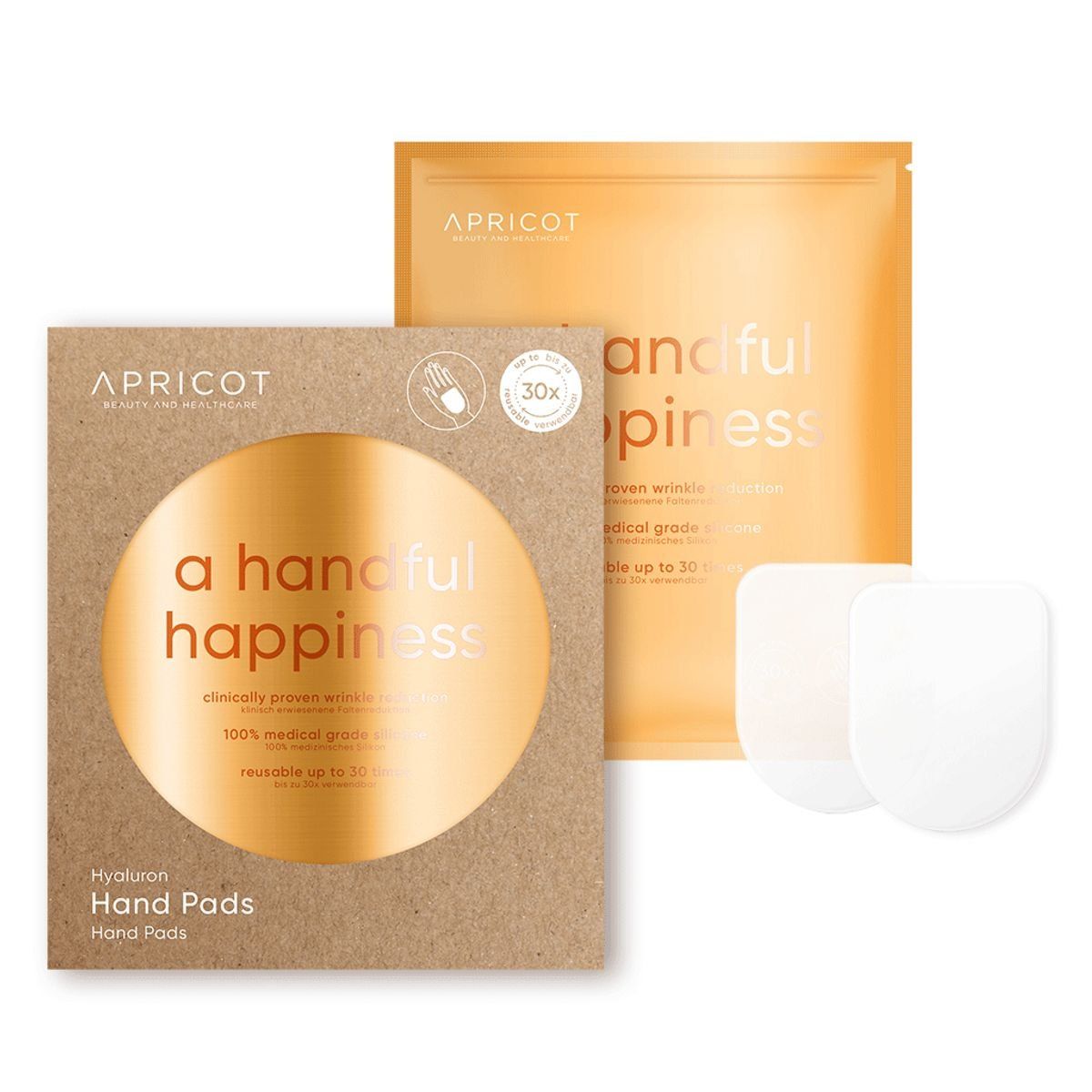 APRICOT Pad per le mani con riduzione delle rughe all'acido ialuronico