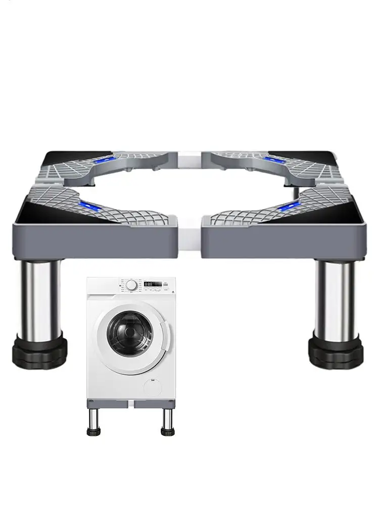 Support mobile pour machine à laver, base surélevée réglable pour réfrigérateur, socle robuste pour lave-linge et sèche-linge, accessoires pour appareils électroménagers