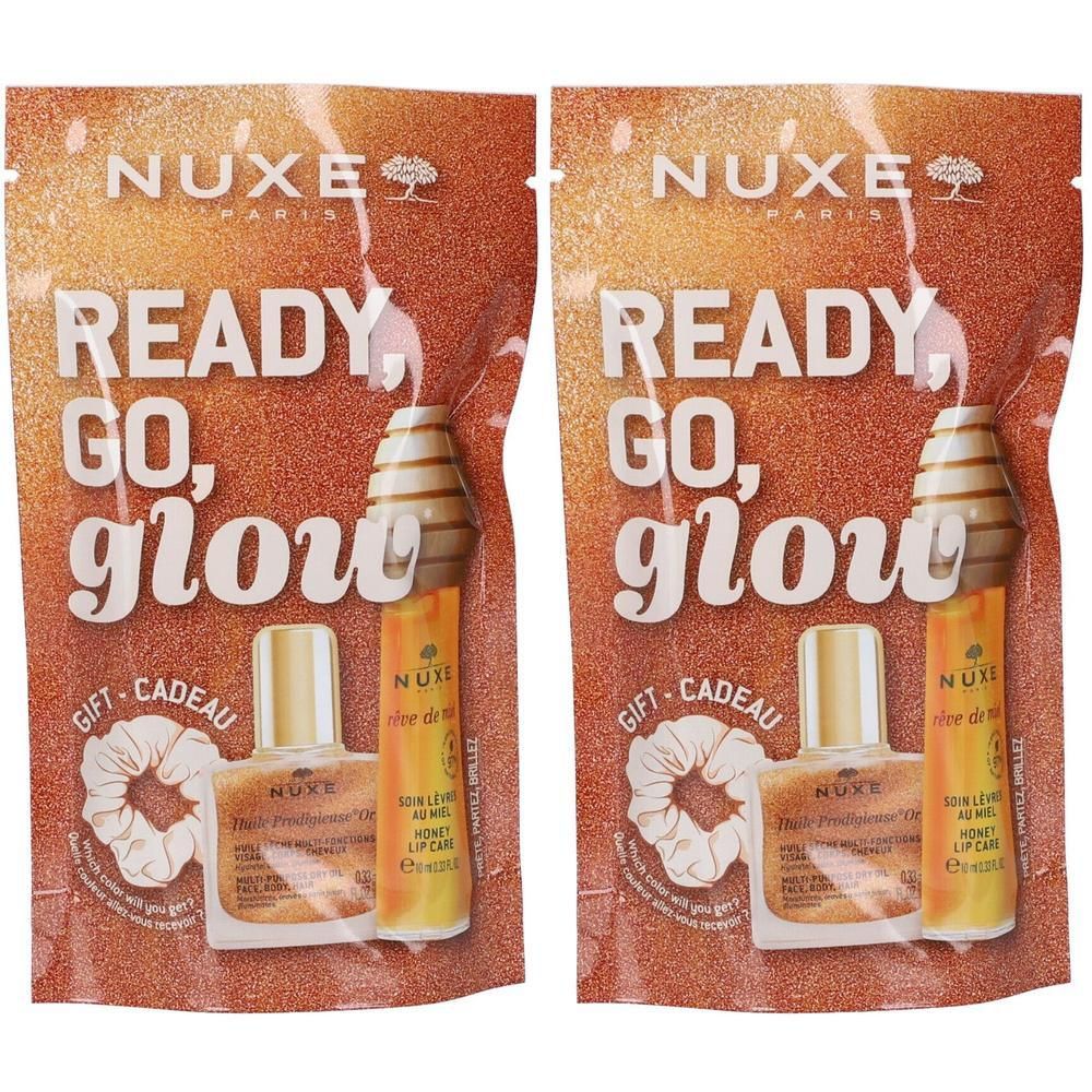 Nuxe Glow On The Go Reve De Miel Gloss Soin Levres Au + 1 Huile Prodig