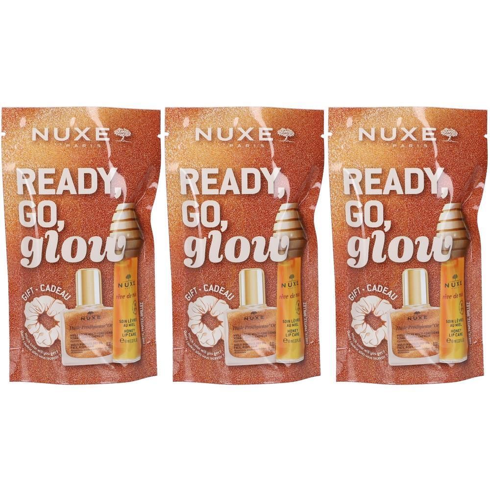 Nuxe Glow On The Go Reve De Miel Gloss Soin Levres Au + 1 Huile Prodig