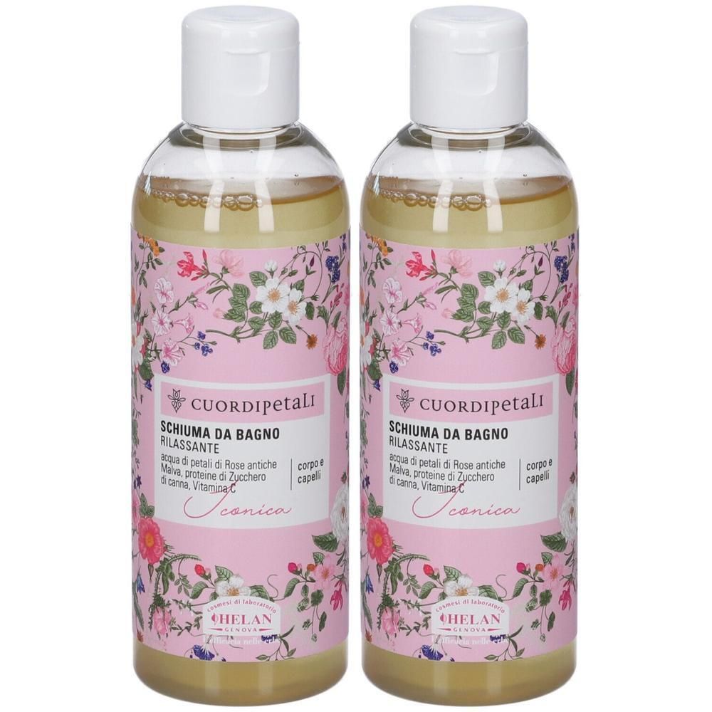 Helan Cuor Di Petali Iconica Schiuma Bagno Rilassante 2x210 ml