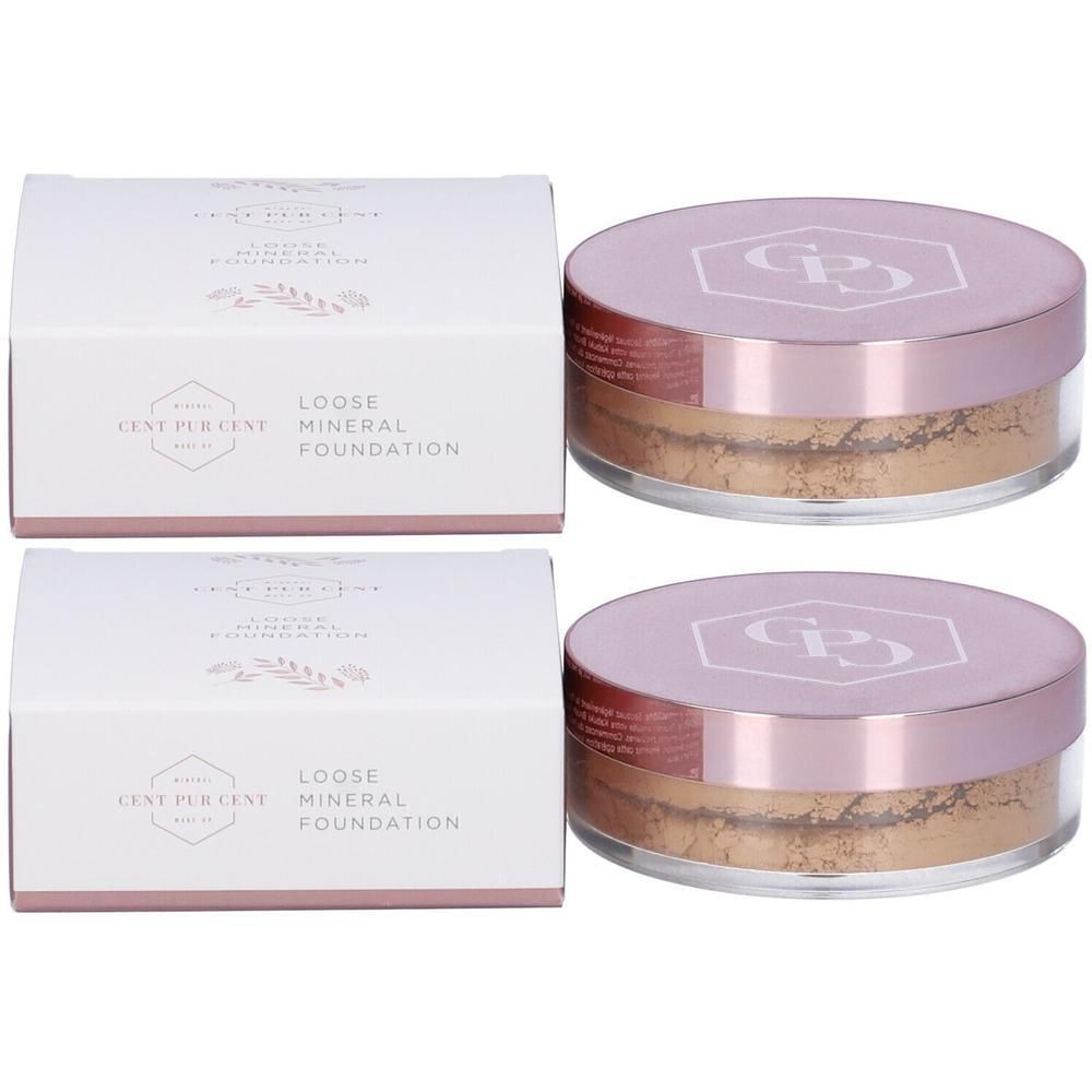Cent Pur Medium Loose Mineral Foundation Fondotinta Tonalità 6,0 2x7 g