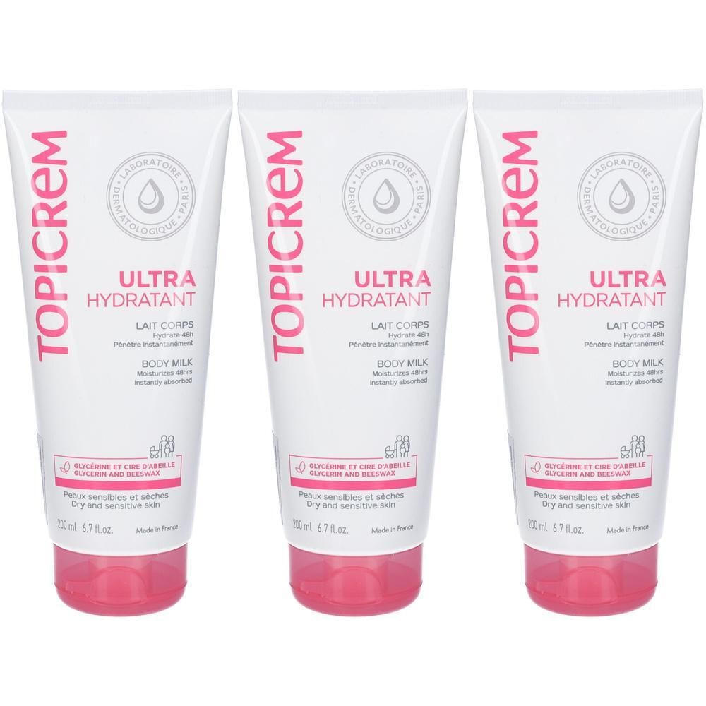 Topicrem Latte Corpo Ultra Idratante 200 ml 3x200