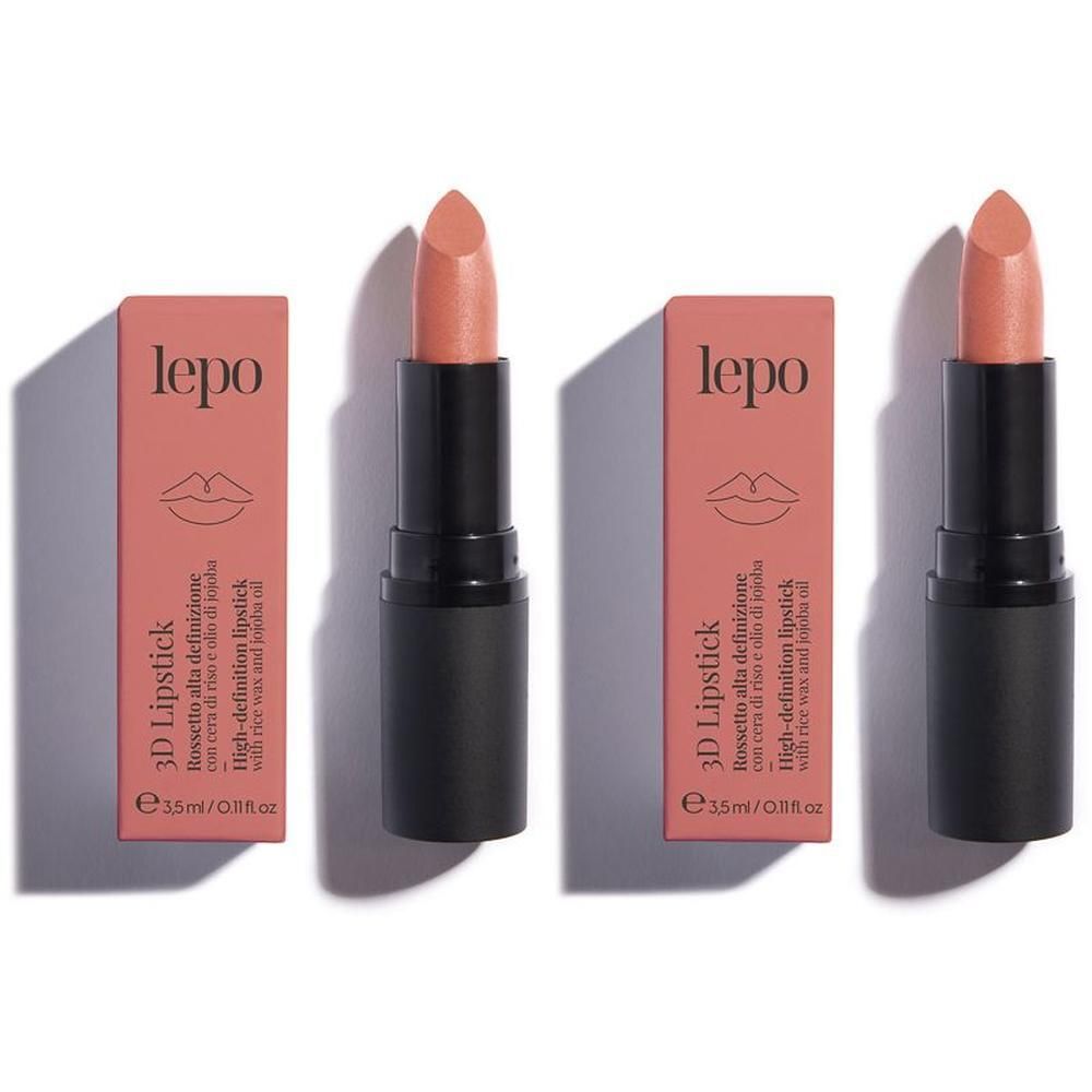 LEPO 3D Lipstick Rossetto alta definizione Tonalità 104 PESCA 2x1 St