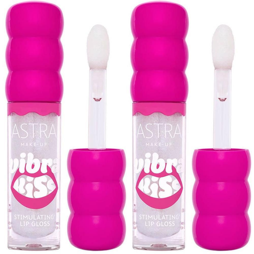 Astra Make-Up Vibrakiss Stimulating Lip Gloss 01 2x4 ml