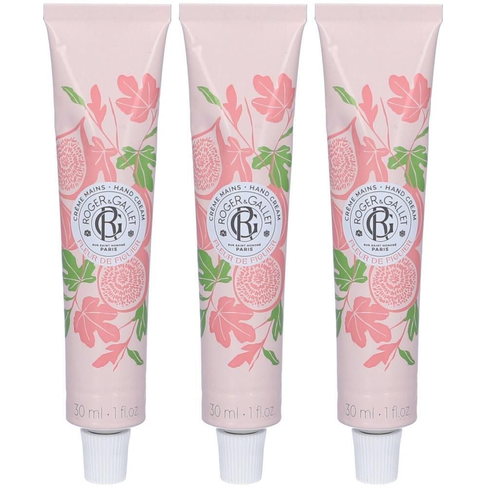 ROGER&GALLET Fiore di Fico Crema Mani Benefica 3x30 ml
