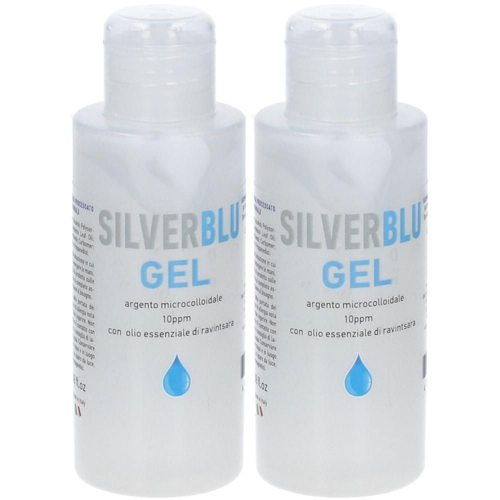 Silver Blu Gel Igienizzante Mani 100 Ml 2x100 ml