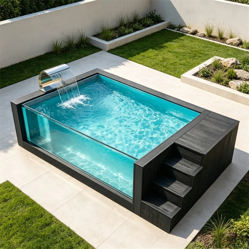 Produit phare : Piscine familiale extérieure de 20 pieds ou 40 pieds, piscine conteneur, piscine de jardin, piscine de cour, prix d'usine