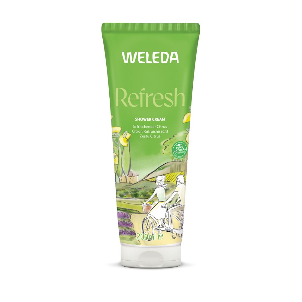 WELEDA Doccia Cremosa Refresh Limone 200 ml Gel doccia