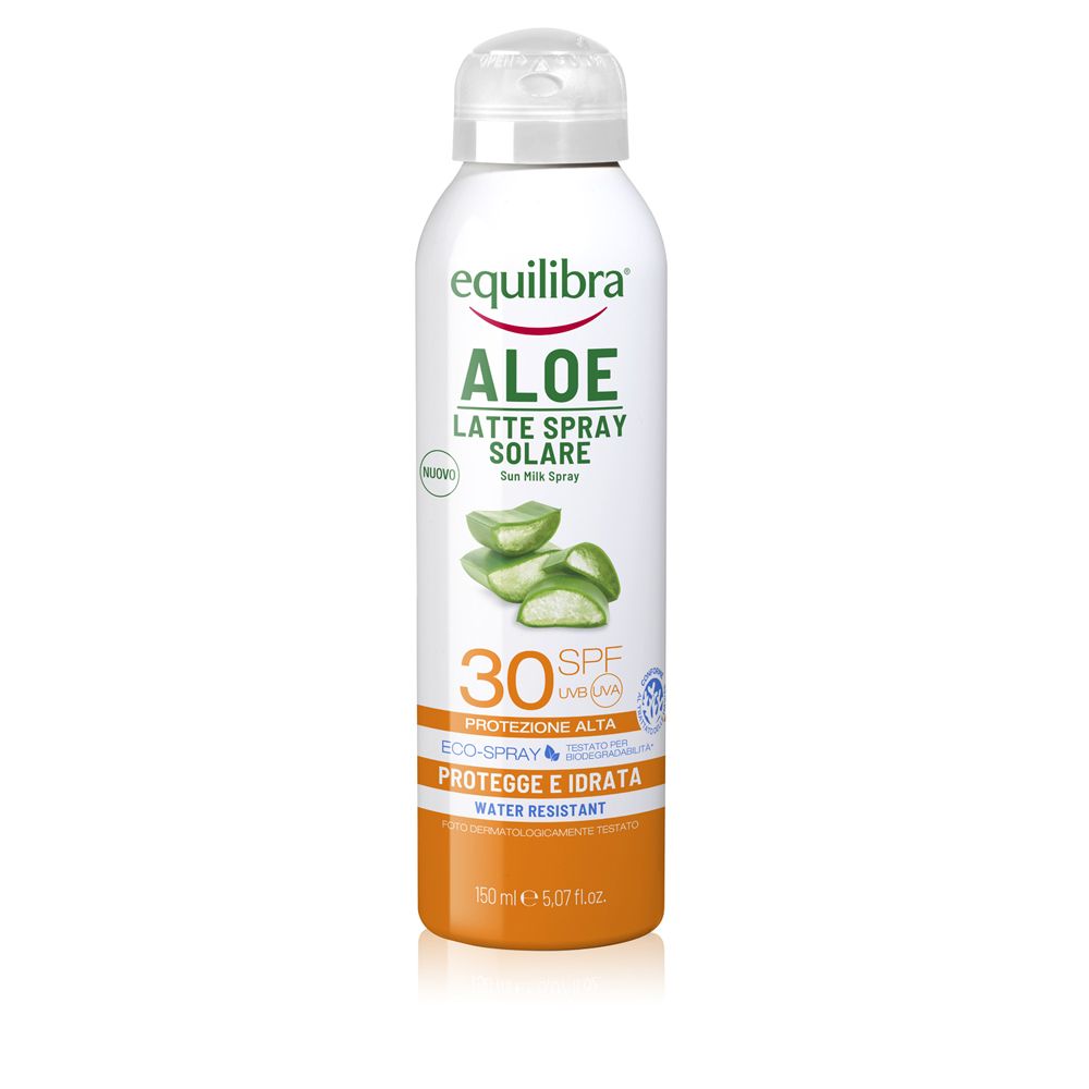 Equilibra® Aloe Latte Spray Solare SPF 30 - Risparmia il 10% con codic